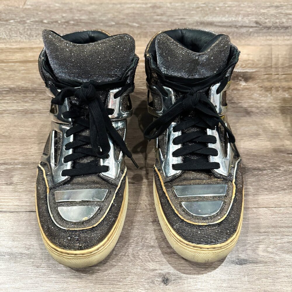 Alejandro Ingelmo Tron high-top - Gold Irride - Size 11 - Picture 2 of 8